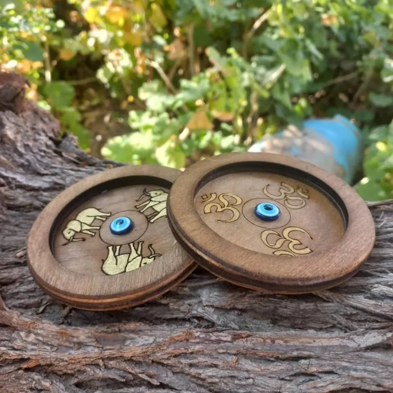 جاعودی گرد چوبی چشم نظر